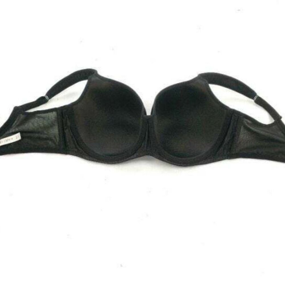 Cacique Lane Bryant Women Bra Smooth Balconette Underwire Plus Size 46F Black - Picture 3 of 9